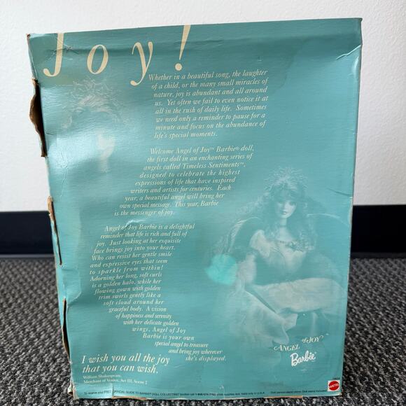 Vintage Collectable Barbie Doll 1998 Angel of Joy #19633 12" - Picture 9 of 13